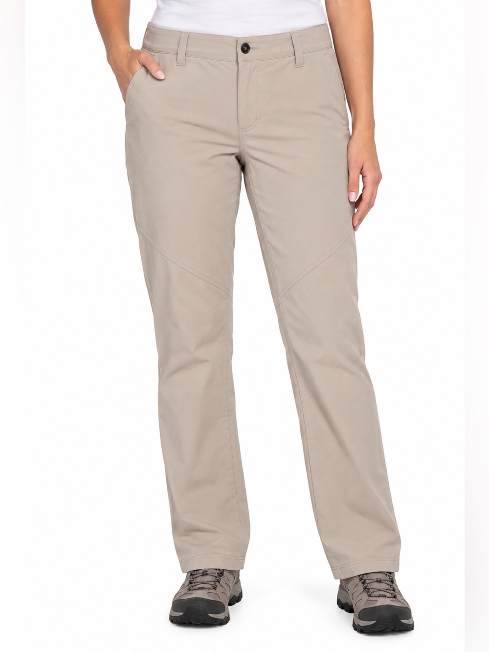 COLUMBIA Mumbai Mover III Omni-Shield Hiking Pants Beige / Khaki Size 14 Short